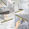 Нержавеющая сталь Душевой скребок для дверей Очиститель Инструмент Бытовой Окно Зеркало Автомобильное Стекло Крючки Ванная Комната Латунь для Домашней Уборки