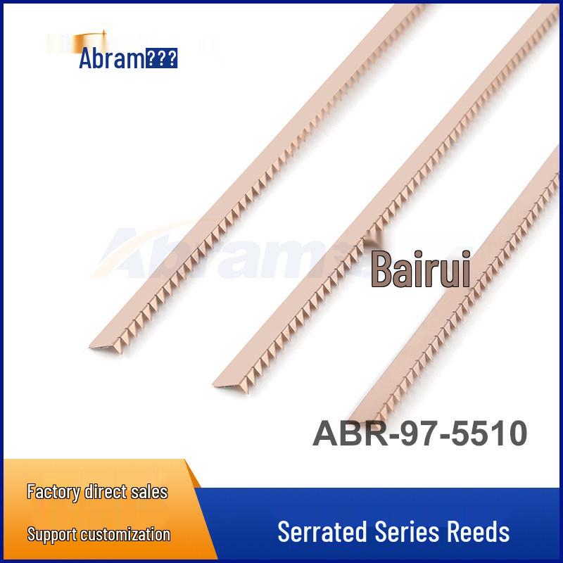 Serrated Beryllium Copper EMI Shielding Contacts for Narrow Edges