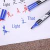 M&G Thick Tip Blue Oil-Based Waterproof Marker Pen, 10-Pack