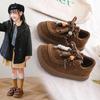 Зимние ретро-туфли Birkenstock из натуральной кожи для девочек 'Зимняя принцесса' 2025