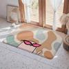 Character K Ketnipz Floor Mat Eco  Flannel Doormat Non Slip Odorless Indoor Floor Rug Soft Short Plush Home Mat