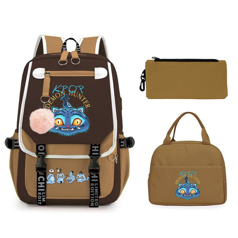 Animation Cartoon Peripheral Printing Children'S Backpack Male And Female Versatile Large-Capacity Student Schoolbag