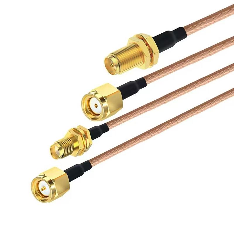 SMA Male to SMA Male Plug Jack RF Connector Pigtail Extension Cable RG316 Coax Jumper Cable Extension Coax Jumper Low Loss