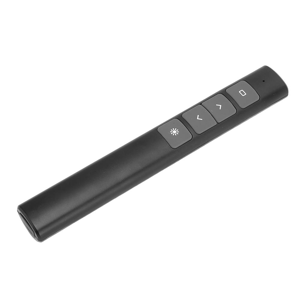 Presentation Clicker 2.4G RF Chip ABS Silicone Buttons Portable Plug and Play Wireless Presenter