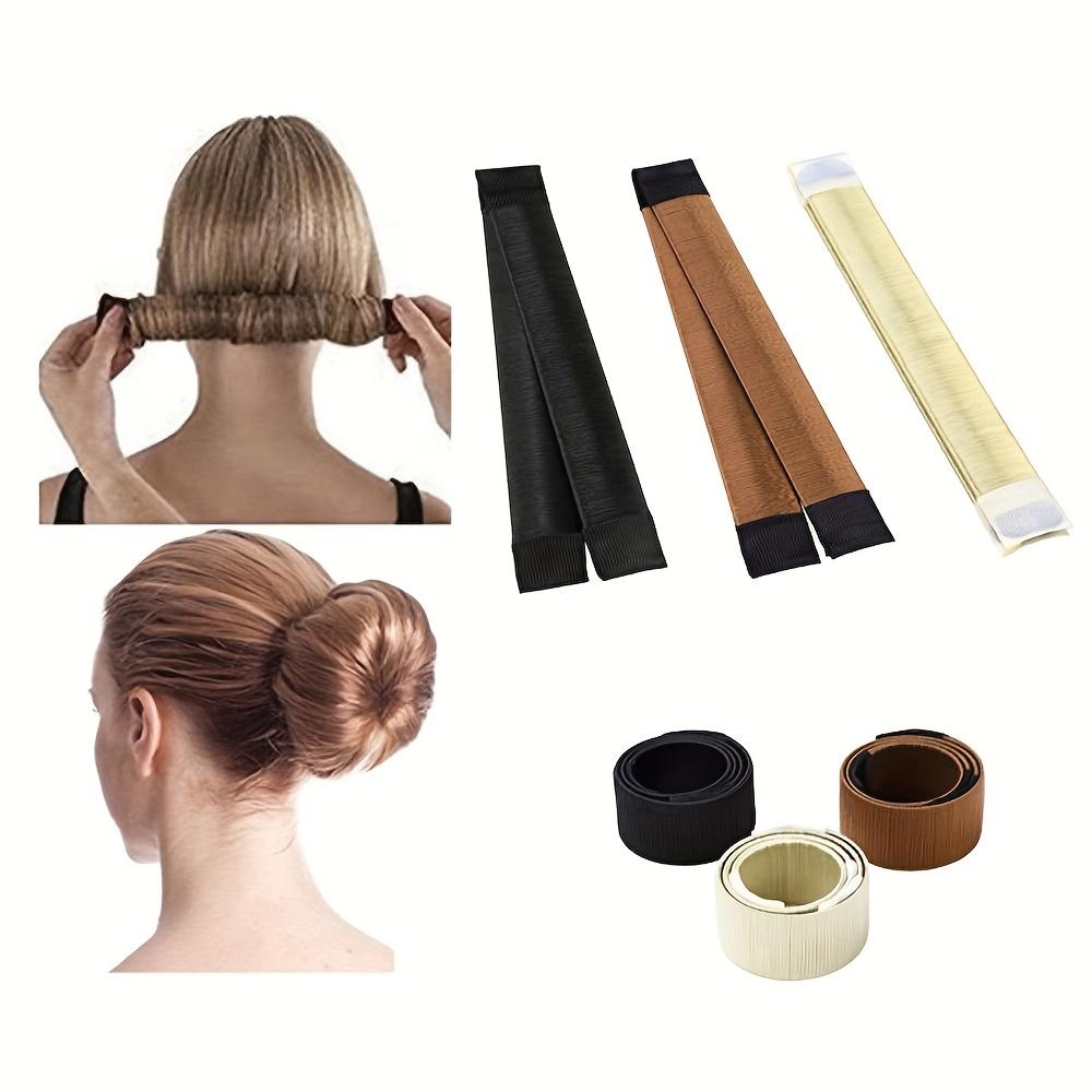 Minimalist Magic Hair Bun Maker Fast Easy Crown Styler for Women, Twisted Updo French Curls