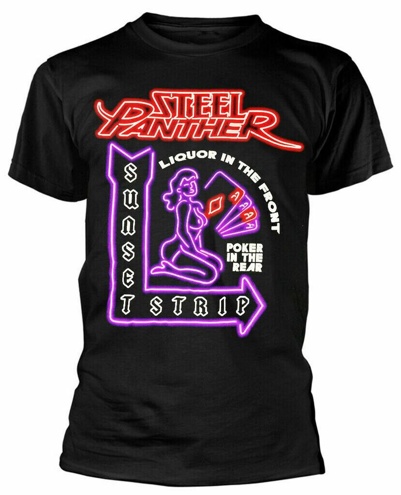 Steel Panther 'Sunset Strip Neon Unisex Cotton All Size S-5XL t-shirt BO271 Unisex T-Shirt