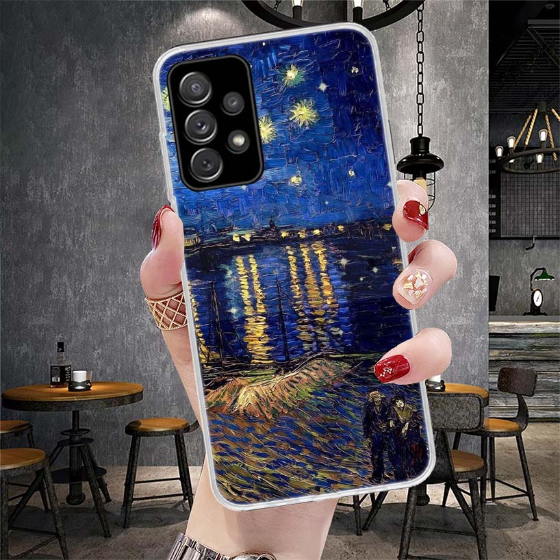 Масляная живопись Ван Гога Мягкий чехол для телефона Samsung Galaxy S22 S23 S24 S25 Edge S26 Ultra S20 FE S21 Plus + Fundas Coque Galax