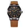 OCHSTIN Automatic Mechanical Watches Men Leather Strap Calendar Mechanical Wristwatches Fashion Business Male Clock Reloj Hombre