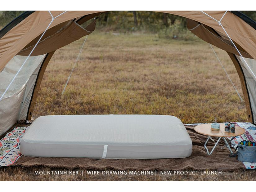 Надувной матрас "Горный гость": Палатка для улицы, кровать-облако, матовая отделка, утолщенный автоматический надувной матрас для кемпинга и домашнего использования.