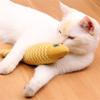 Catnip Teeth-Cleaning Grinding Toy-Self-Playing Boredom-Relief Simulation Fish-Bite-Resistant Cats Thumb Pillow Pet Accessories