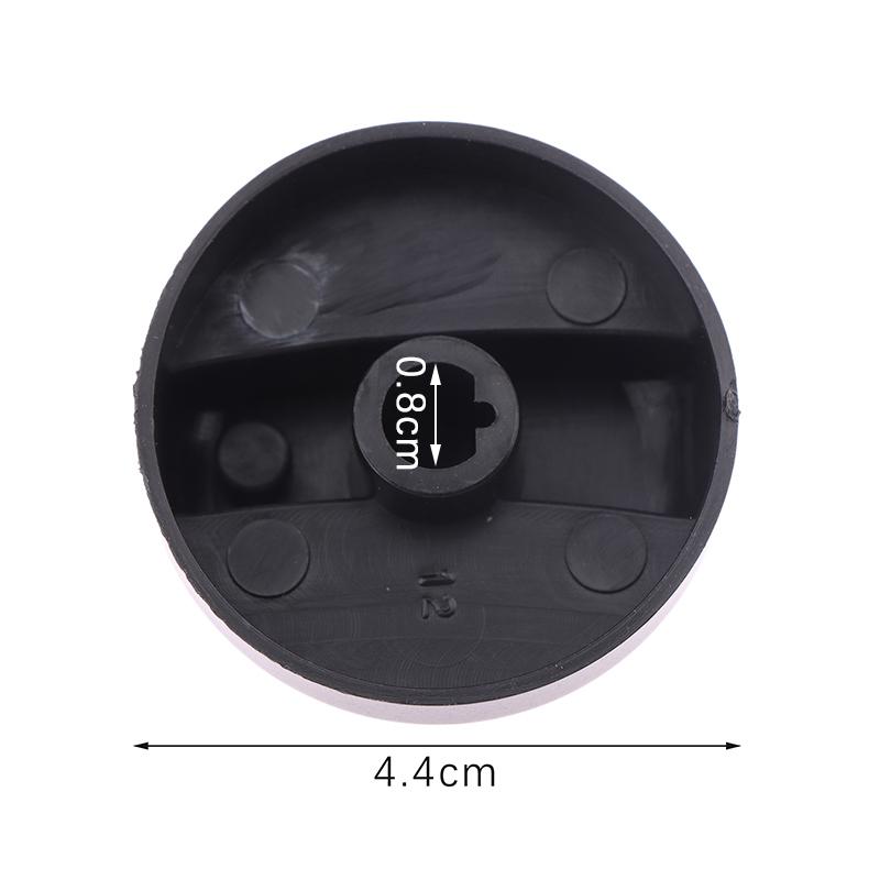 2PCS Natural Gas Stove Universal DIY Accessories Kitchen Thickened Black Plastic Gas Stove Cooker Control Knobs