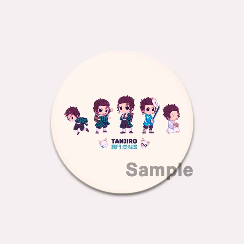 32/44/58 мм мультяшные броши ручной работы «Убийца демонов» Камадо Тандзиро/Хашибира Иносукэ, булавка Кочоу Синобу/Камадо Незуко Цуюри Канао, значок