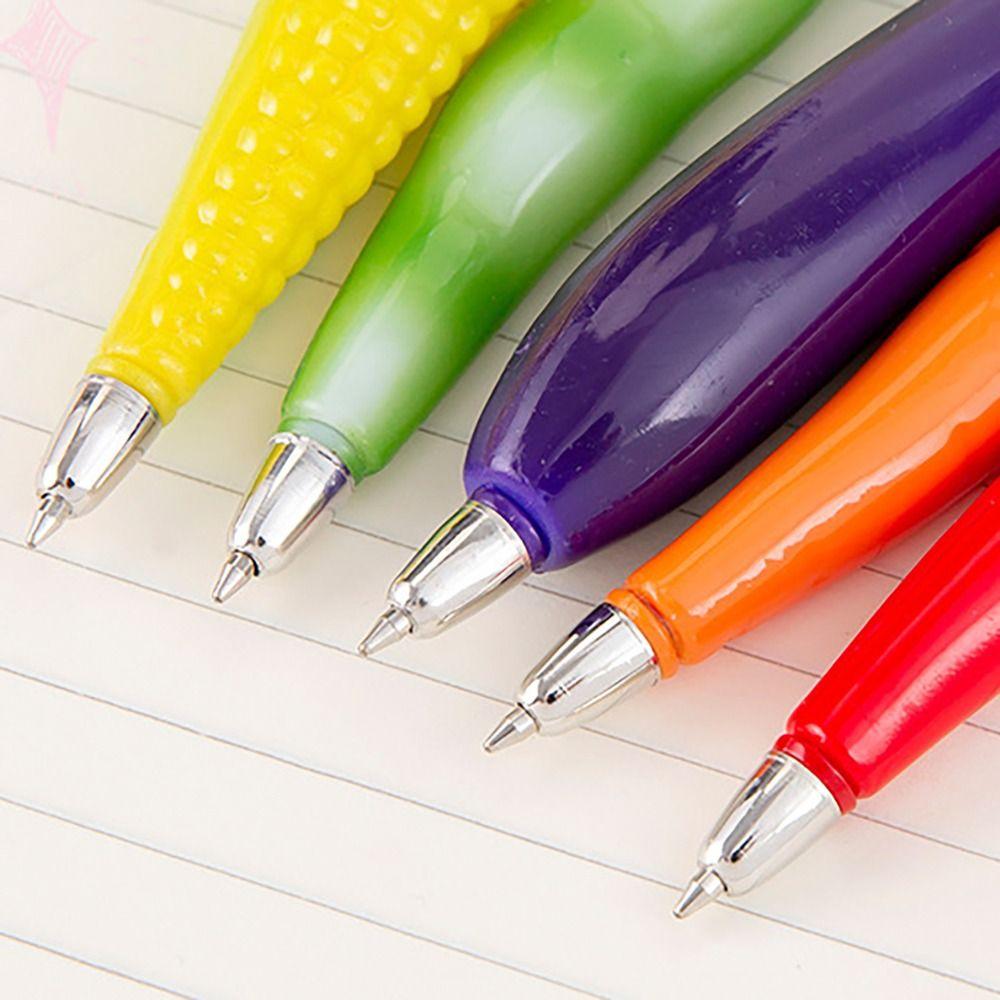 Шариковая ручка с имитацией овощей и фруктов Магнитные пишущие инструменты Высококачественная гелевая ручка для студентов