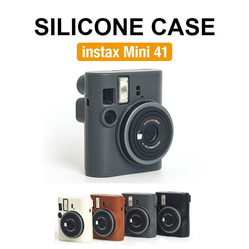 [Пленка Лаб] Силиконовый чехол для камеры Instax Mini 41 Мягкий защитный чехол CAA94