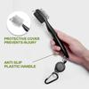 Golf Cleaning Tool Set Buckle Design Golf Towel Double Sided Golf Brush Foldable Golf Divot