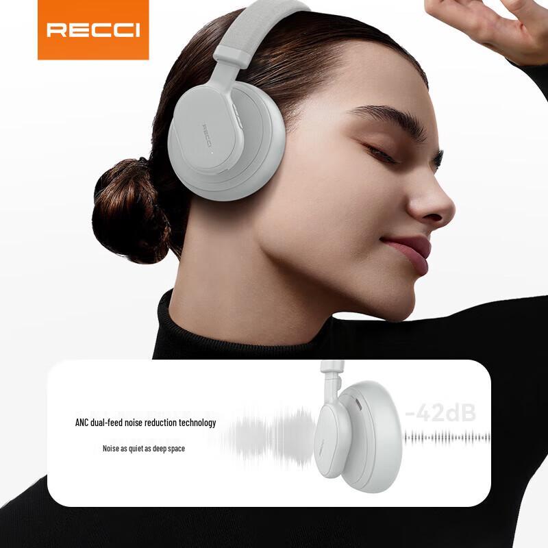 Recci REP-W93 ANC Noise Cancelling Wireless Bluetooth Headphones