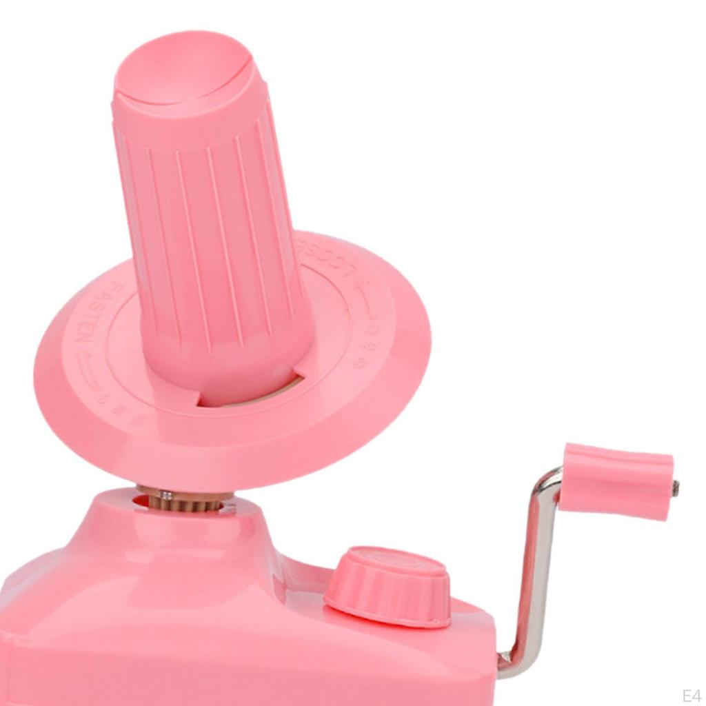 Hand Operated Yarn Winder Convenient Multipurpose Crank Handheld Low Noise with Handle Manual