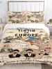 2026 New T-Tintines All Season Duvet Cover Cartoon Funny Bedding Sets Soft Quilt Cover and Pillowcases Teen Single/Double/Queen