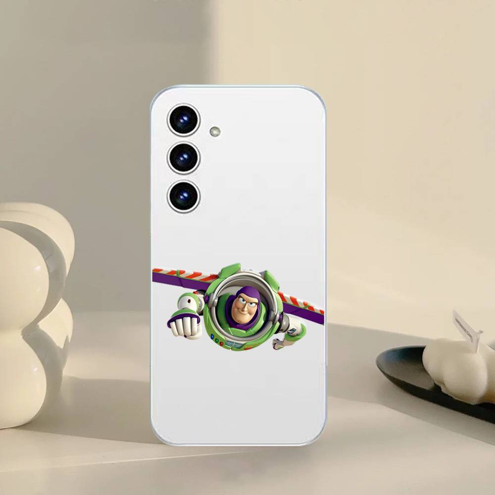 Чехол для телефона B-Buzz Lightyear для Samsung Galaxy S21 S22 S23 S24 S25ULTRA FE Ultra Plus5G A52S Прозрачный чехол