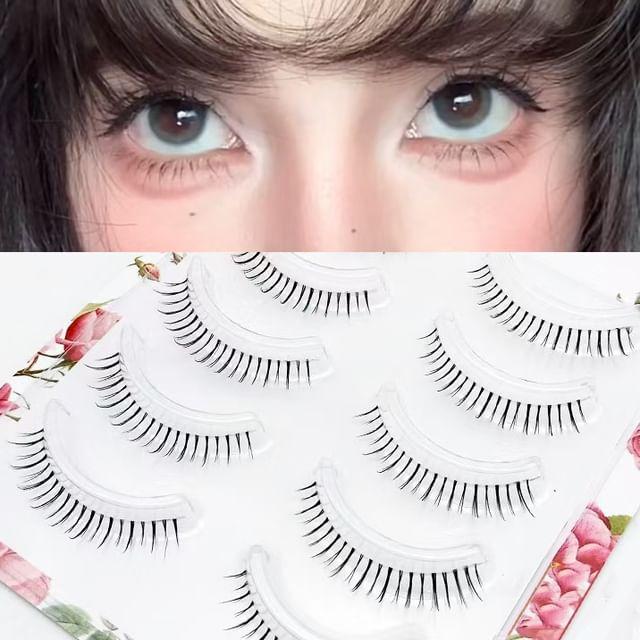 Lashie - Натуральные накладные ресницы, мультипак