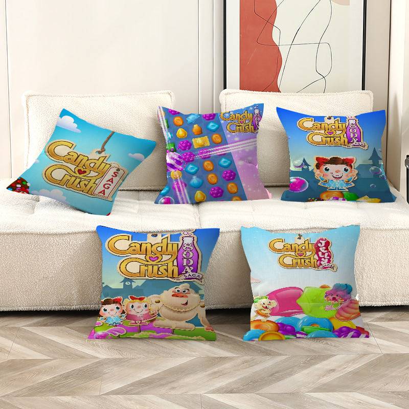 CCandy CCrush SSaga pillow cover sofa cushion cover home room decoration children gift