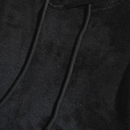 Зимняя мужская толстовка с капюшоном с декором в виде мультяшных ушей, двухсторонний бархат с большим передним карманом, свободная длинная