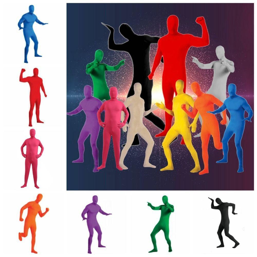 Плащ-невидимка Комбинезон в обтяжку Комбинезон Индивидуальность Ребенок Взрослый Зентай Женщины