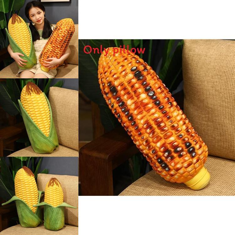 Simulation Roasted Corn Plush Doll Toy Pillow For Home Decor And Gift