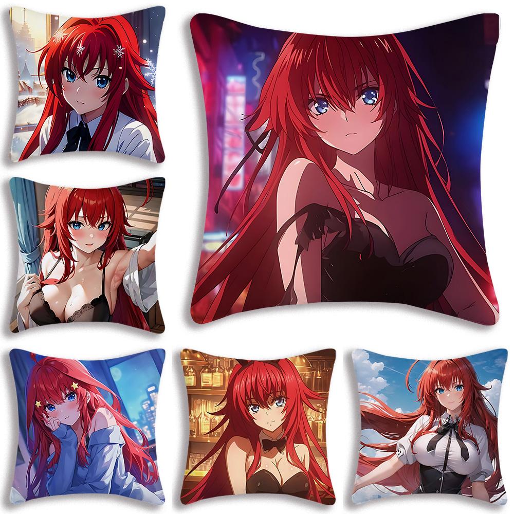 R-Rias G-Gremory Наволочки Мультяшные Декоративные для Дивана Дома Двусторонние Короткий Плюш Милый Чехол для Подушки