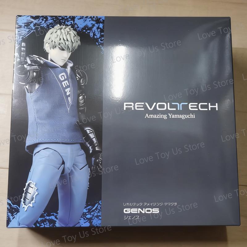 Новые аниме-фигурки Геноса Kaiyodo Revoltech Yamaguchi One Punch Man Фигурка Сочлененная подвижная фигурка Статуэтка Игрушки Подарки