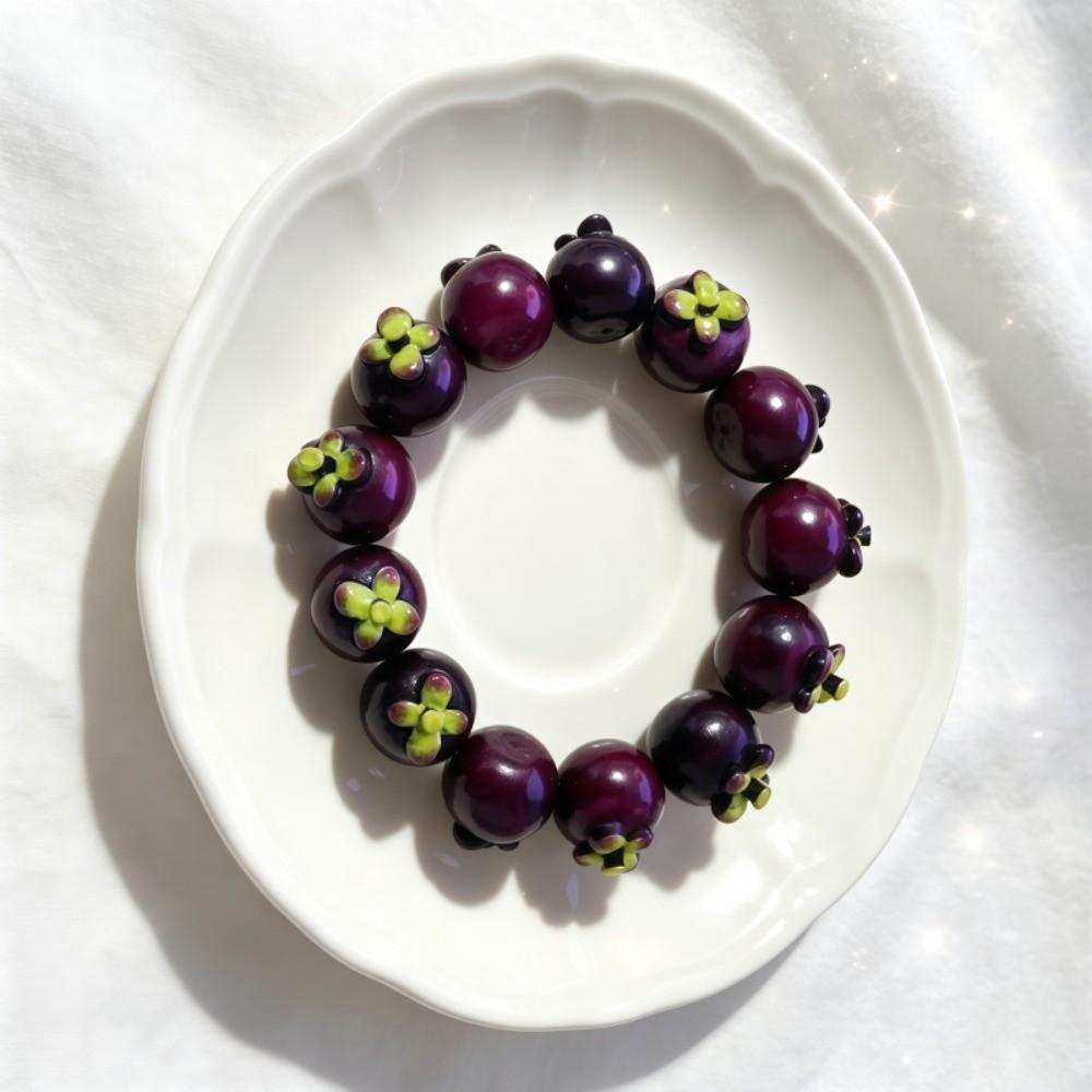 Cartoon Summer Dopamine Wrist Jewelry Resin Y2K Beaded Bracelet School Daily Casual Wear