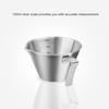 Stainless Steel Drinks Measurer V-Shaped Mouth Espresso Cup Coffee Measuring Cup  Coffee Brewing