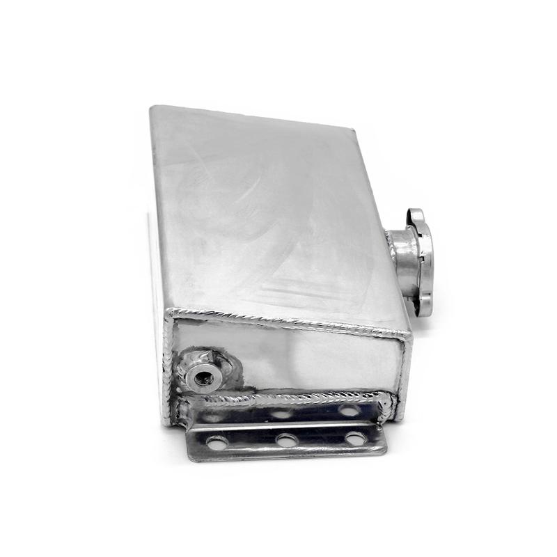 1L Aluminum Coolant Expansion Fill Tank Reservoir Oil Catch Can Fuel Surge Tank For Honda Civic 240SX WRX