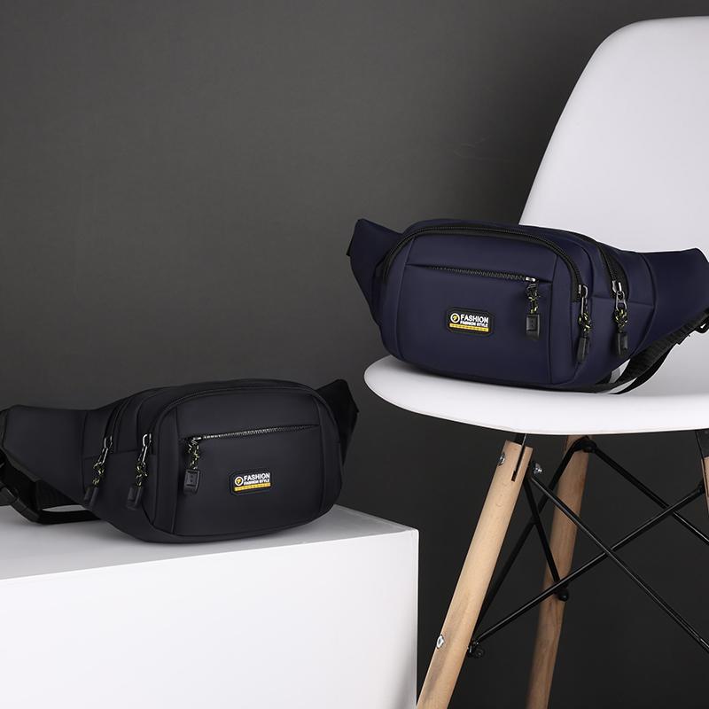 Сумка на пояс мужская многофункциональная нагрудная сумка для спорта на открытом воздухе многослойная водонепроницаемая сумка для мобильного телефона большой емкости через плечо