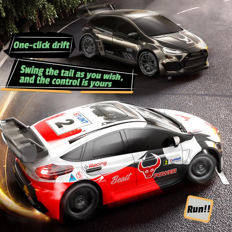 2026 NEW Rc Rally Drift Car SG716 1/24 4-wheel Drive Remote Control Cars Electric Vehicle Model 20KM/H High Speed Racing Drive Toys ABS Drop-resistant