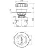 Emergency Button, With Lock, Red 1×Nc, 5A/230V 40Mm, Ip65