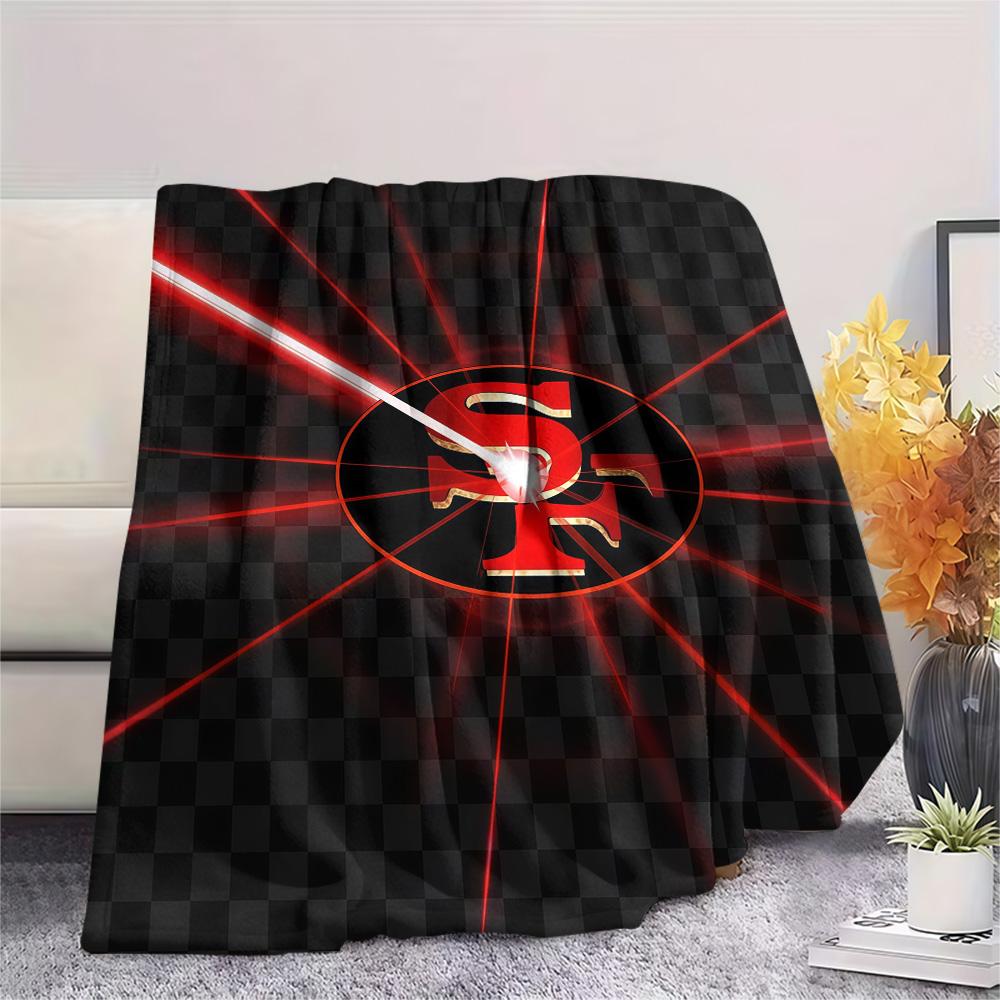 San Francisco 49ers2 Flannel Blanket, High quality Comfortable for All Seasons, Home Decor, Warmth and Comfort