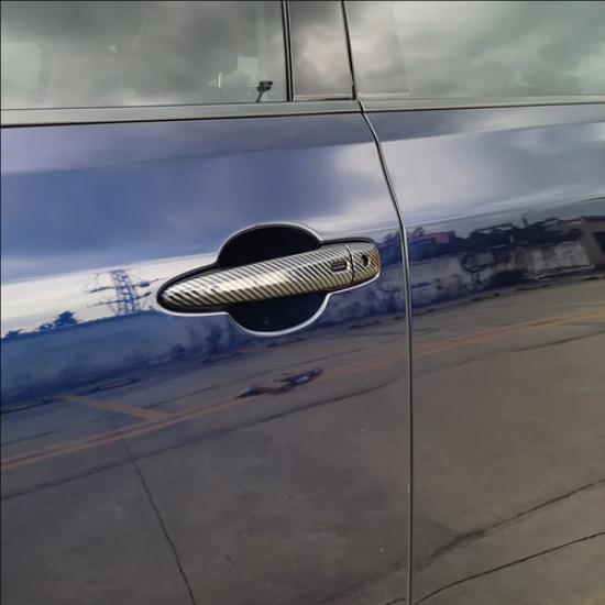 Carbon Fiber Door Handles Cover Trim 8pcs For NISSAN PATHFINDER -2024