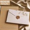 10/20/30pcs C6 Classic Vintage Style Textured Paper Envelopes for Weddings Invitations