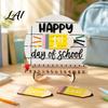 Chalkboard Sign for First Day of School Sign Reusable Wooden Milestone Board Board Kids Back to Photography Prop Kindergarten And Elementary