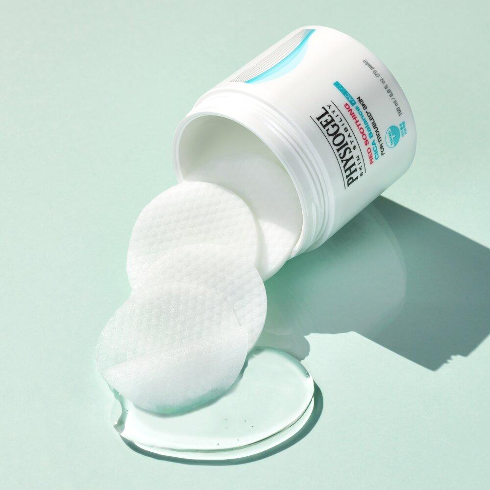 Physiogel Красный успокаивающий Cica Balance +AC успокаивающий коврик 70 шт.