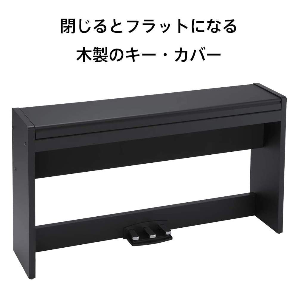 Электронное пианино KORG 88 в наушниках и педалях в комплекте. Клавиши Black U LP-380U/Сделано в Японии/Теплое дерево/Подлинное LP-380-BK