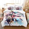 New Atelier Sophie Bedding Set Cartoon Anime Three-piece Set Adult Kid Bedroom Duvetcover Sets Queen Bedding Set