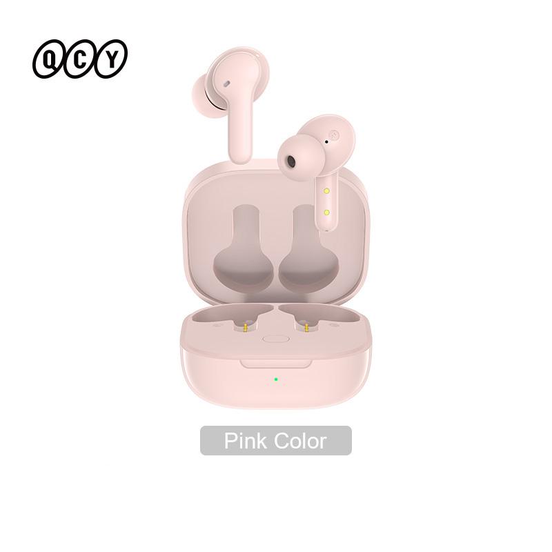 QCY T13 Bluetooth-наушники V5.1 Беспроводные TWS наушники с сенсорным управлением 4 микрофона ENC HD гарнитура для вызовов Настройка приложения