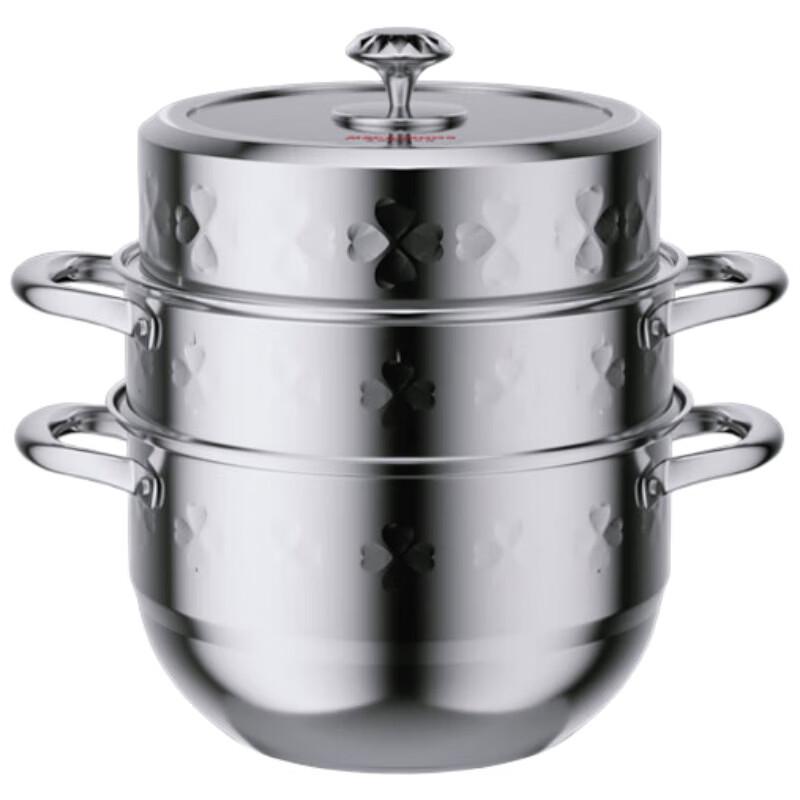 Macaiiroos 3-Layer 304 Stainless Steel Steamer Pot