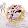 1pc Minnie Mouse Automatic Folding Umbrella - Portable Foldable Design with 8 Ribs, Durable Plastic & Iron Frame, Outdoor Umbrella yy250731017