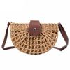 Stylish Beach Straw Woven Bohemia Shoulder Crossbody Handbags Women Knitted Casual Messenger Bags Hollowed Purely Hand-made Bags