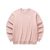 Anta Lifestyle Series Fashion Casual Sports Training Couple Knitted Sweatshirt Men Sweatshirt Fusang-Pink 952538715-4