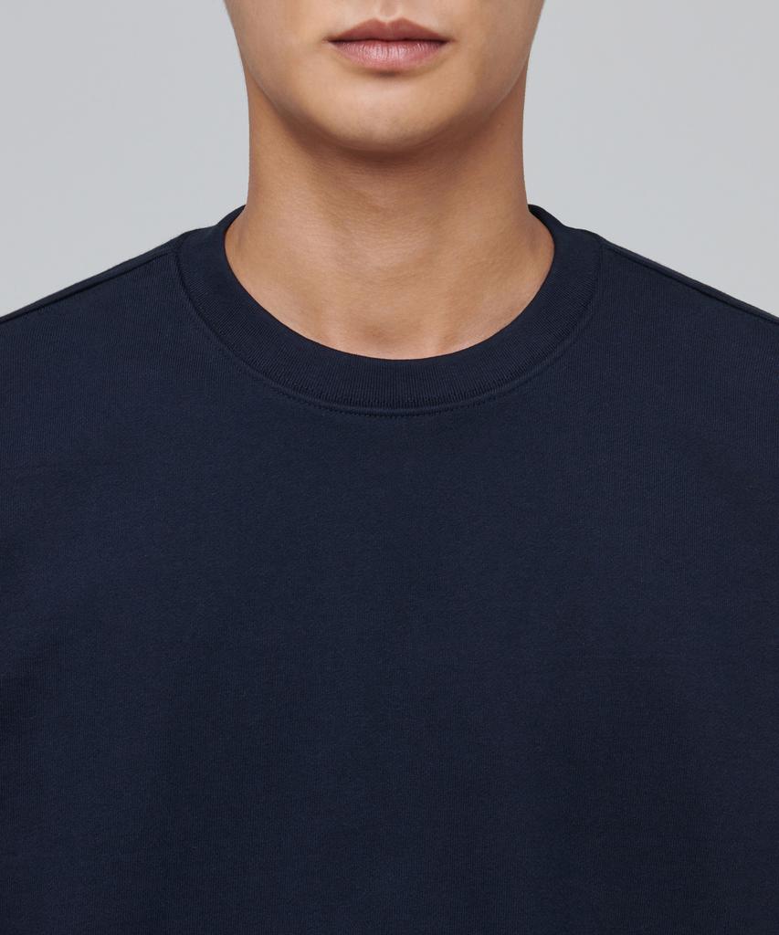 MUSINSA STANDARD Heavyweight Oversized Sweatshirt [Navy]