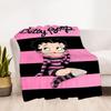 1 шт. Плед Betty Boop для улицы, легкий, фланелевый, мягкий и теплый, для использования в любое время года, для дивана, улицы, кемпинга, гостиной, офиса41